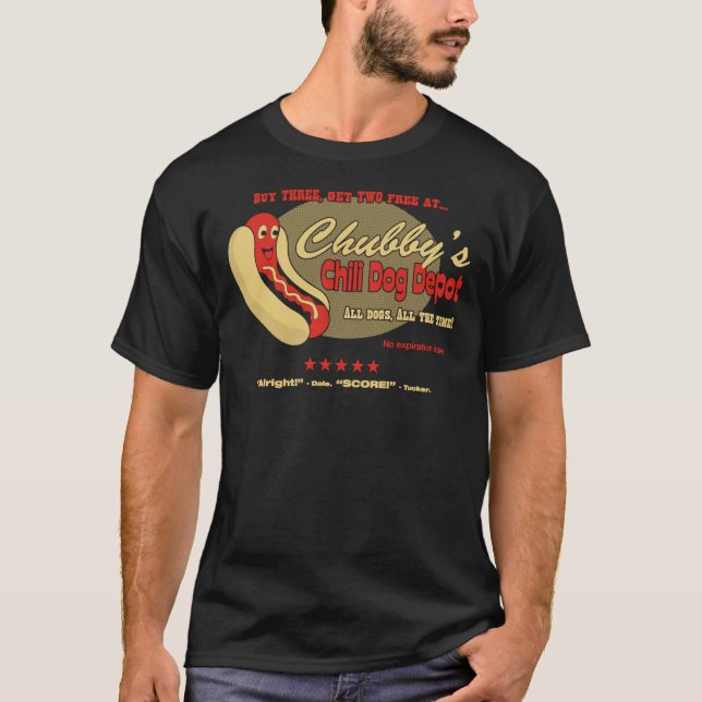Camiseta Chubby&x27;s Depósito de Perros de Chile - Tucker  (Anverso)