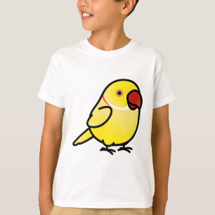 Camiseta Chubby Yellow Lutino Indian Ringneck Parakeet