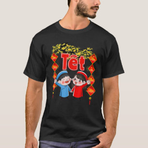 Camiseta Chuc Mung Nam Moi 2022 Año Nuevo Lunar Vietnamita 