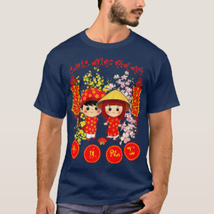 Camiseta Chuc Mung Nam Moi 2022 Año Nuevo Lunar Vietnamita