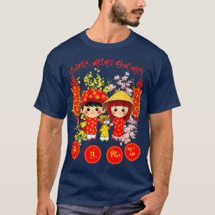 Camiseta Chuc Mung Nam Moi 2023 Año nuevo lunar vietnamita 