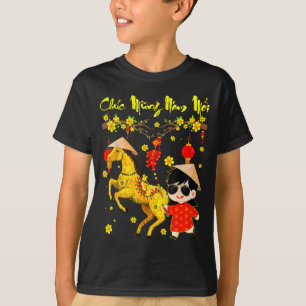 Camiseta Chuc Mung Nam Moi Binh Ngo Tet 2026 chica vietnami