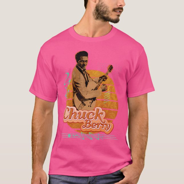 Camiseta Chuck Berry Retro Art (Anverso)