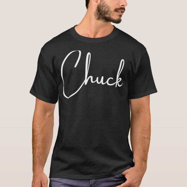 Camiseta Chuck Name Classic T-Shirt (Anverso)