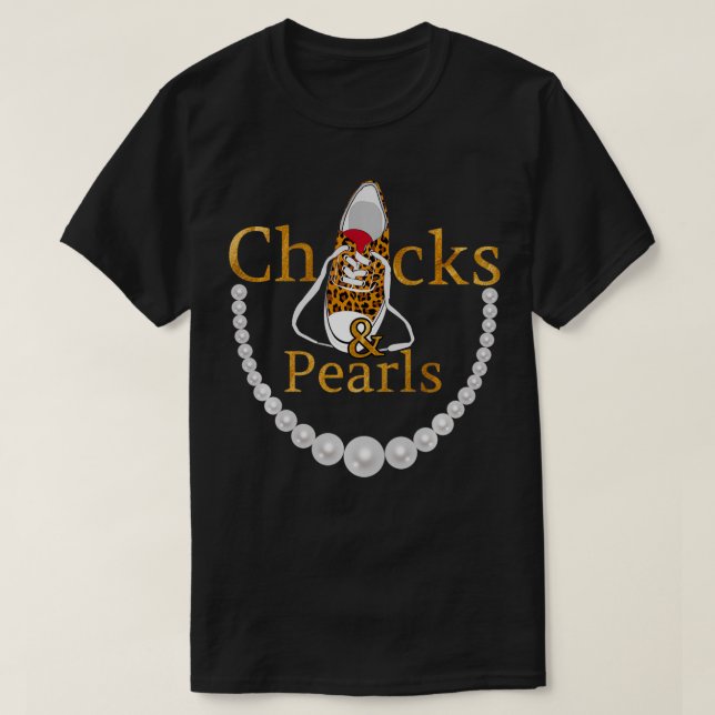 Camiseta Chucks and Pearls 2021 Leopard  (Diseño del anverso)
