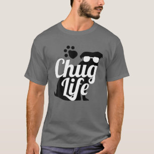 Camiseta Chug Life Funny Cute Dote Animal Lover Diseño Tee 