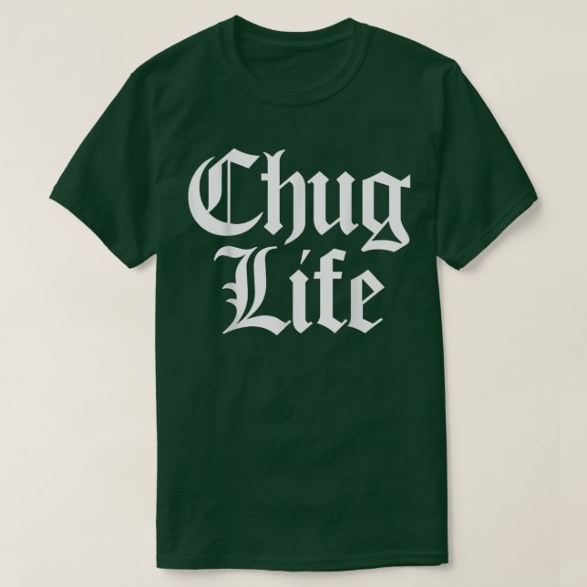 Camiseta CHUG LIFE Heavy Metal Thrash Djent Guitarist Guita (Diseño del anverso)