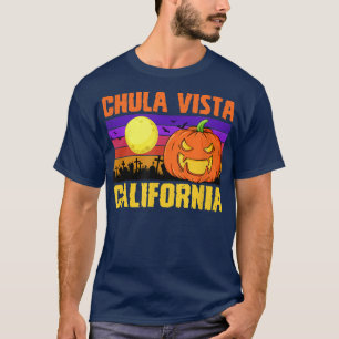 Camiseta Chula Vista California Happy Halloween Fiesta loca