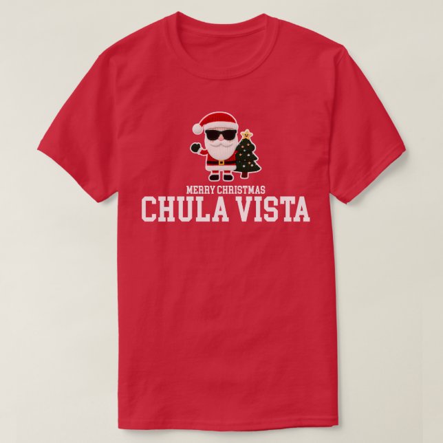 Camiseta Chula Vista Xmas (Diseño del anverso)