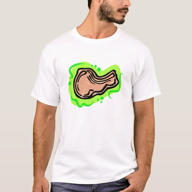 Camiseta Chuleta de cerdo (Anverso)