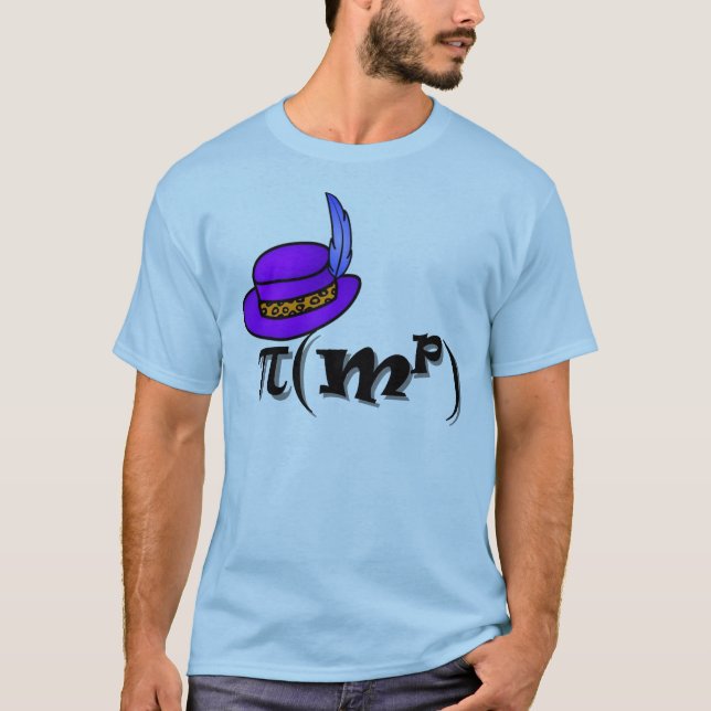 Camiseta Chulo de la matemáticas del pi (Anverso)