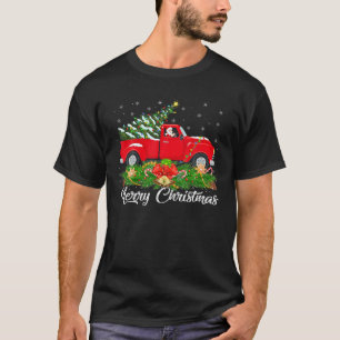 Camiseta Chulón rojo que le gusta a Santa Hat Red Truck Chr