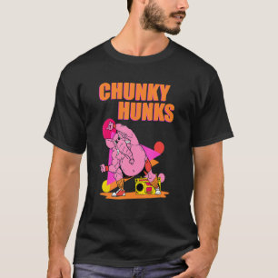 Camiseta Chunky Hunks Halterofilia Bodybuilding Gym Fitnes