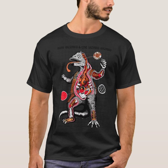 Camiseta Chunky Shrapnel King Gizzard Y El Lizard Wizard (Anverso)