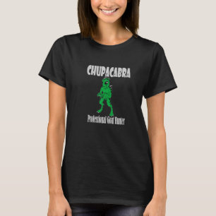 Camiseta Chupacabra Cryptid Vampister Monster Goat Hunter M