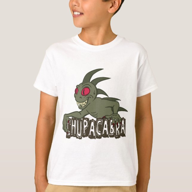 Camiseta Chupacabra del dibujo animado (Anverso)
