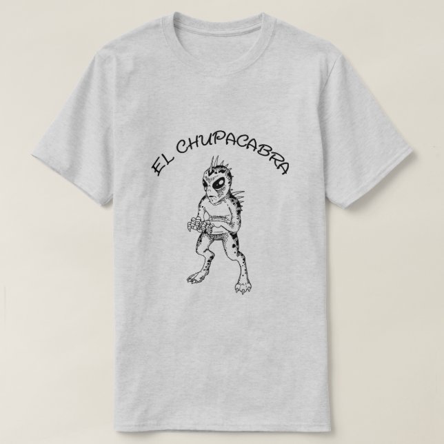 Camiseta Chupacabra del EL (Diseño del anverso)