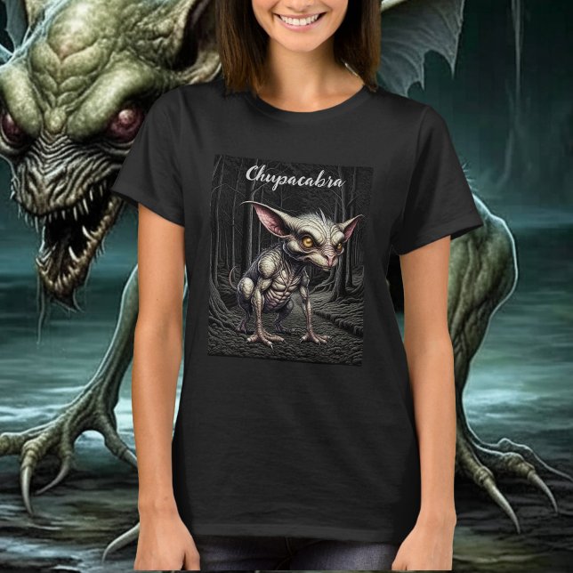 Camiseta Chupacabra en el Woods Cryptid (Subido por el creador)