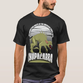 Camiseta Chupacabra Intimidating Goats In The Americas Sinc