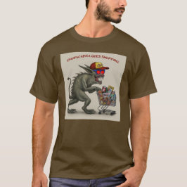 Camiseta Chupacabra va de compras