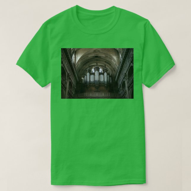 Camiseta Church Organ Ceiling Art (Diseño del anverso)