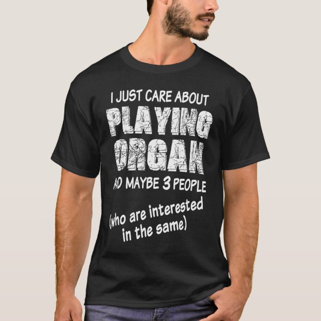 Camiseta Church Organ Player Instrument Pipe Organist  3 (Anverso)