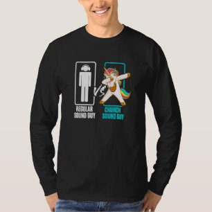 Camiseta Church Sound Guy Unicorn Audio Tech Engineer 2