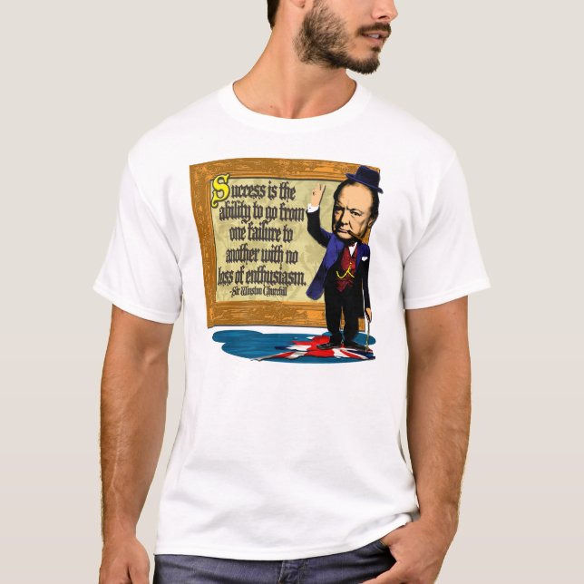 Camiseta Churchill en éxito (Anverso)