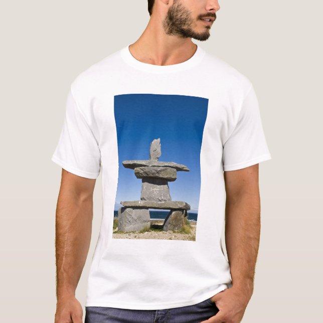 Camiseta Churchill, Manitoba. Inukshuk (Anverso)