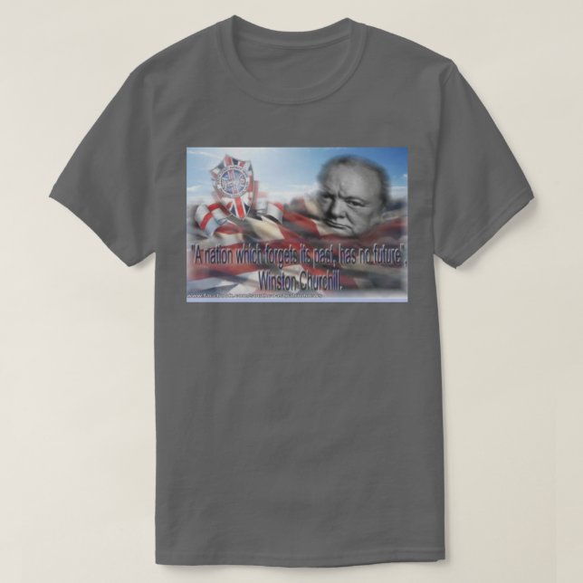 CAMISETA CHURCHILL SPEECH (Diseño del anverso)