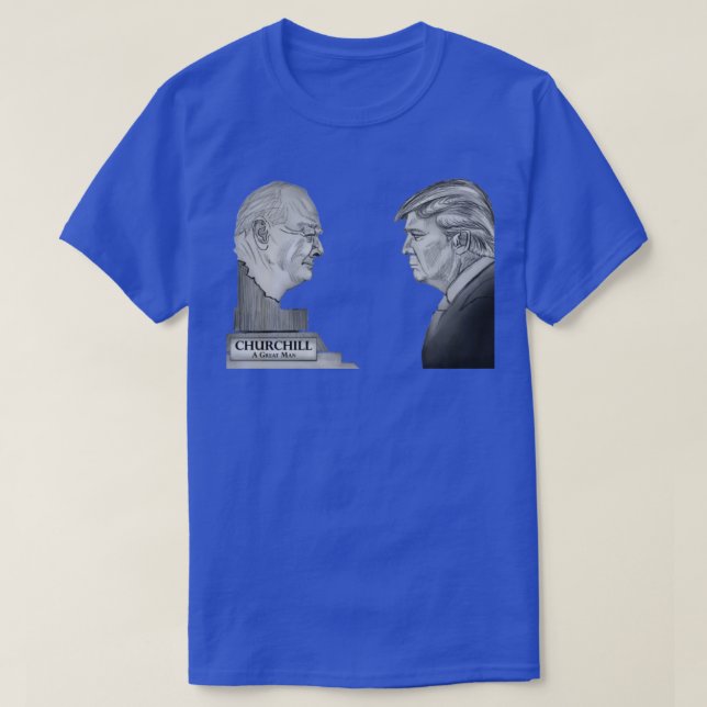 Camiseta Churchill y Trump (Diseño del anverso)
