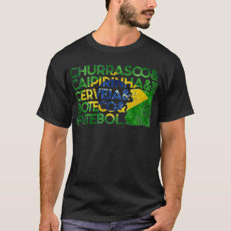 Camiseta Churrasco Caipirinha Cerveja Boteca Futebol