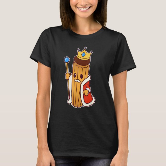 Camiseta Churro King - Spanish  Portuguese Cuisine (Anverso)