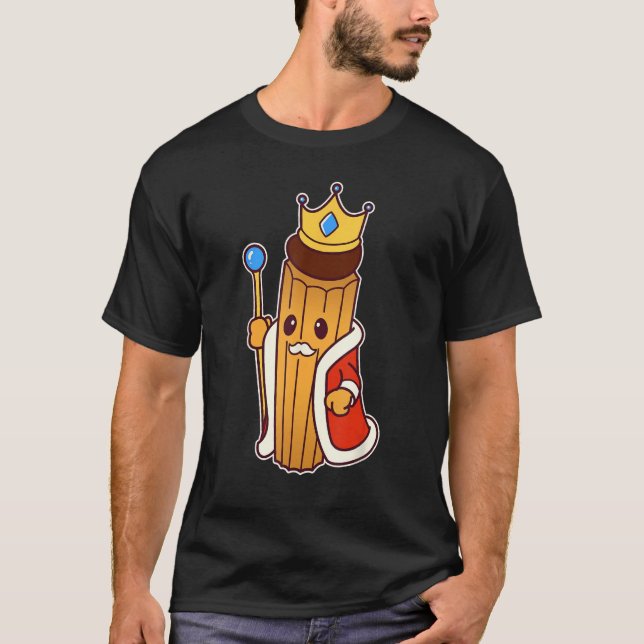 Camiseta Churro King - Spanish  Portuguese Cuisine (Anverso)