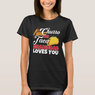 Camiseta Churro o Taco Abuelo te Ama Revelación de Género M