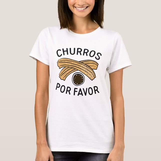 Camiseta Churros por favor (Anverso)