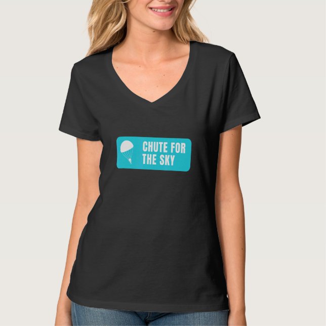 Camiseta Chute For The Sky Parachute (Anverso)