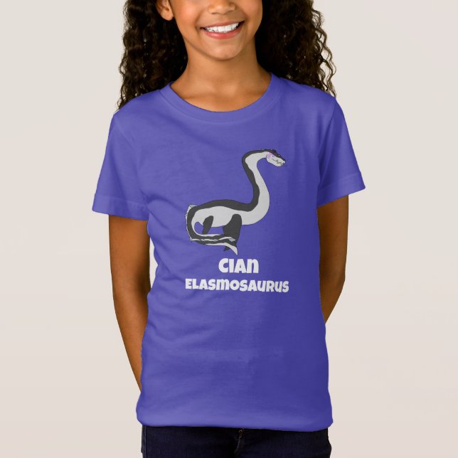 Camiseta Cian the Elasmosaurus Dino T-Shirt (Anverso)