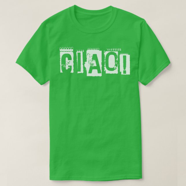 Camiseta Ciao 3 (Diseño del anverso)