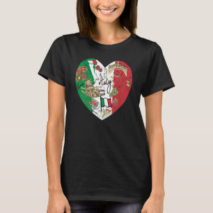 Camiseta Ciao Italia Guay Italia Bandera gráfica Heart Cute