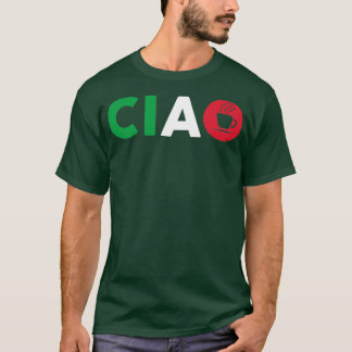 Camiseta Ciao Italiano I Amo Italia Espresso