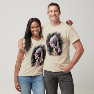 Camiseta Ciber-Chica con un Pearl Earring