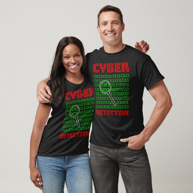 Camiseta Ciber Detective Geek Nerd Hacker (Unisexo)