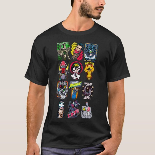 Camiseta Ciber post-punk 1977 de Butcher Billy (Anverso)