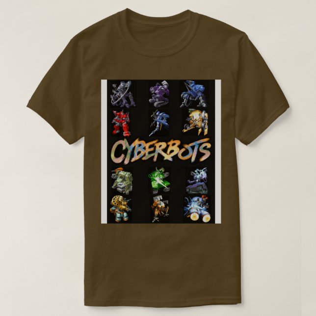 Camiseta Ciberbots (Diseño del anverso)