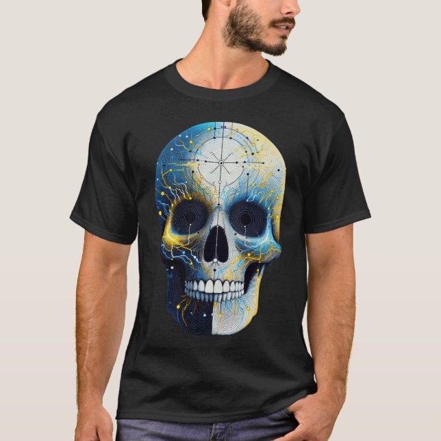 Camiseta Cibercircuito Skull (Anverso)