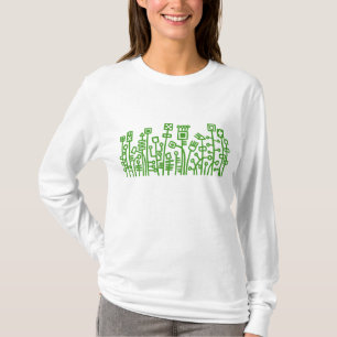 Camiseta Ciberjardín - Aguacate verde