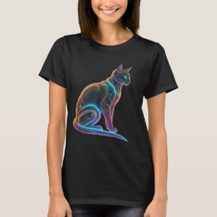 Camiseta Ciberlínea: Neon Guardian