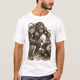 Camiseta Ciberpunk Gorilla Mecha