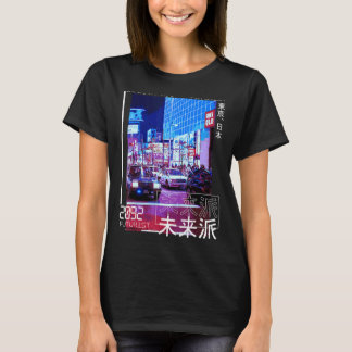 Camiseta Ciberpunk japonés Tokio Streetwear Estética japone